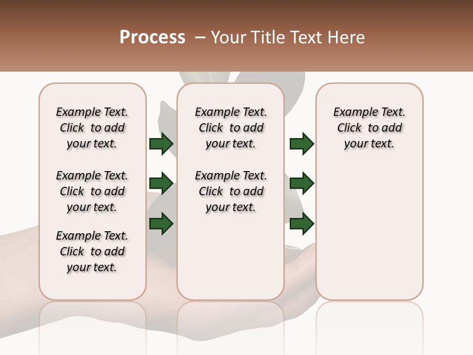 A Person Holding A Plant With Coins In Their Hands PowerPoint Template