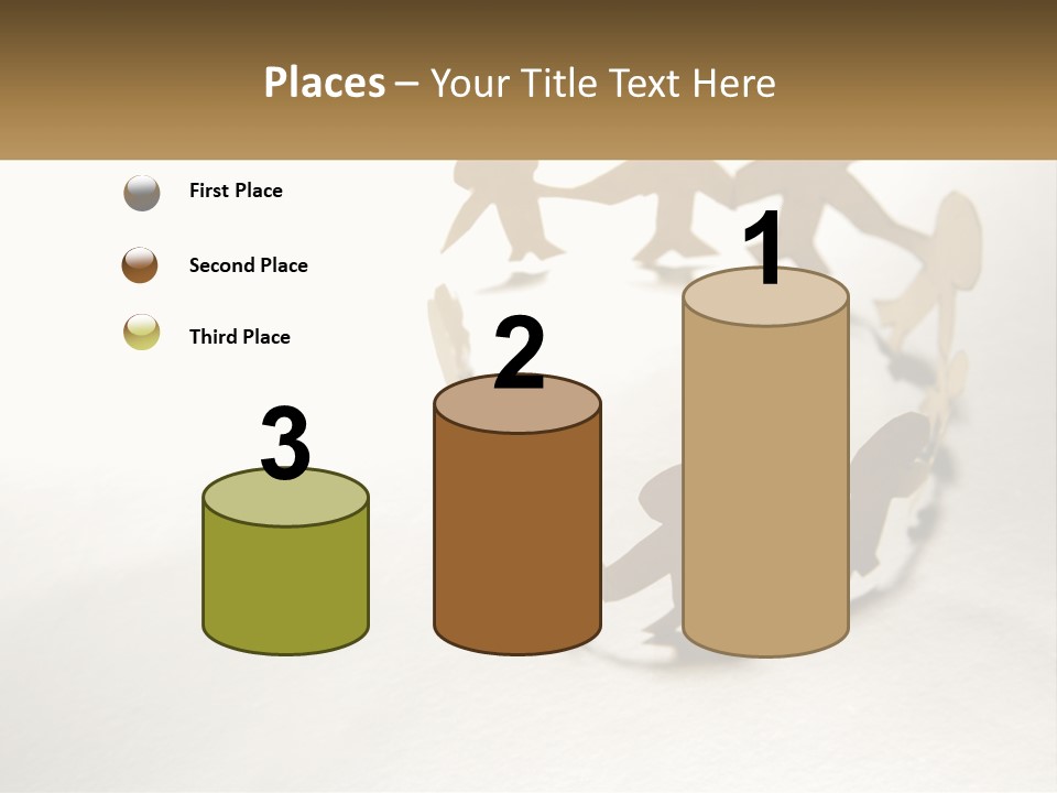 A Group Of People Holding Hands In A Circle PowerPoint Template