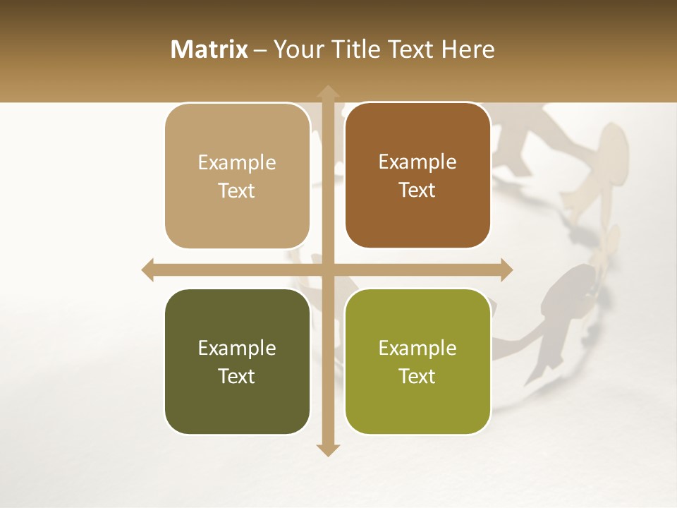 A Group Of People Holding Hands In A Circle PowerPoint Template