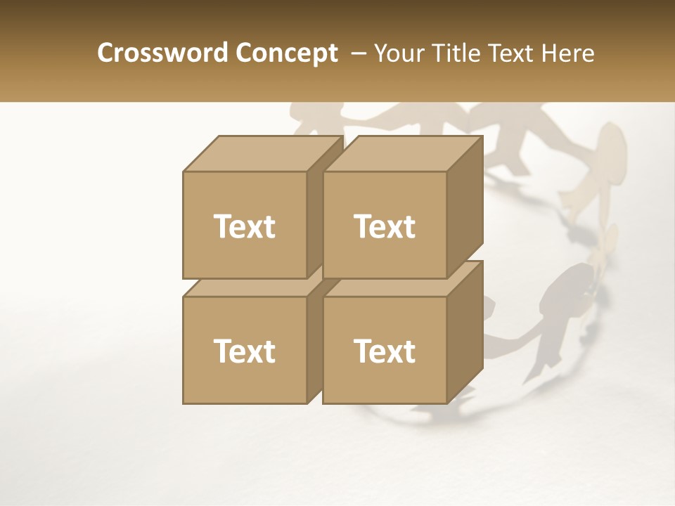 A Group Of People Holding Hands In A Circle PowerPoint Template