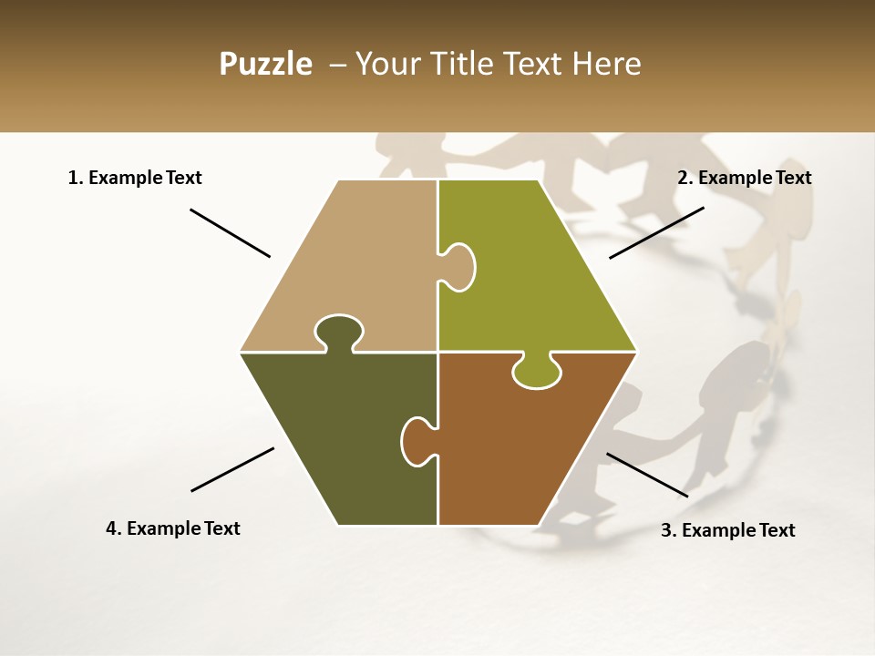 A Group Of People Holding Hands In A Circle PowerPoint Template