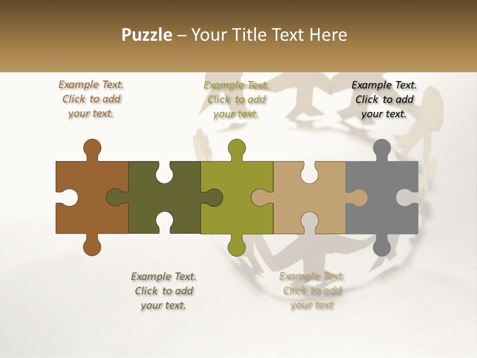 A Group Of People Holding Hands In A Circle PowerPoint Template