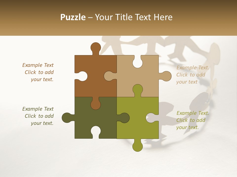 A Group Of People Holding Hands In A Circle PowerPoint Template