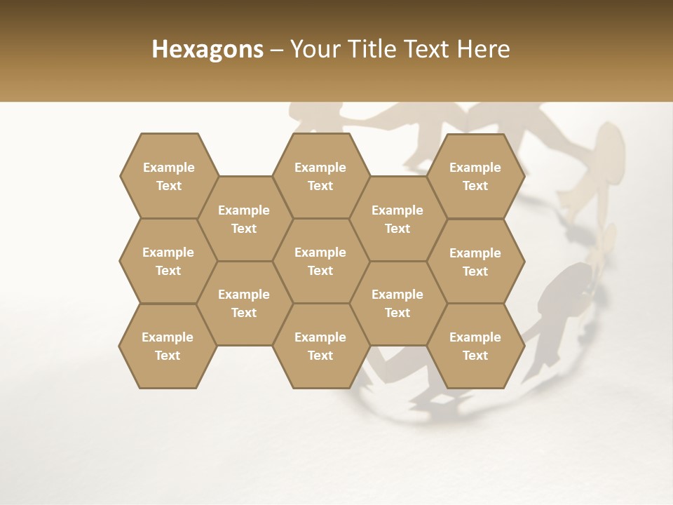 A Group Of People Holding Hands In A Circle PowerPoint Template