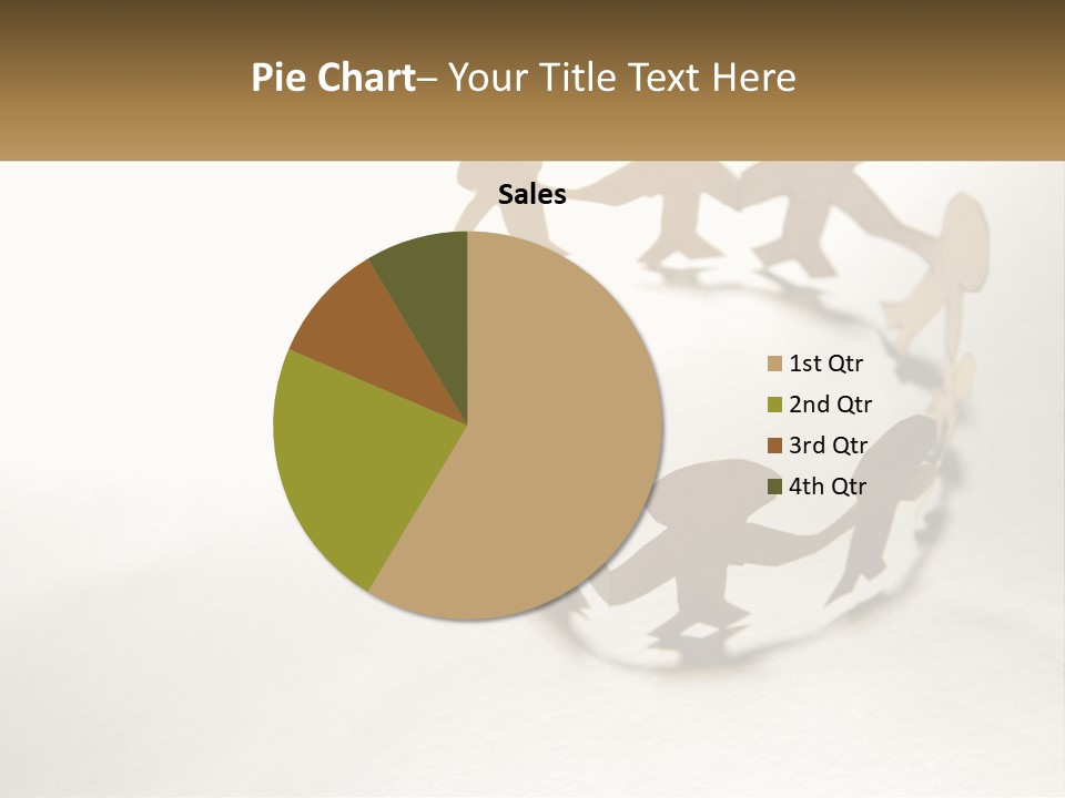 A Group Of People Holding Hands In A Circle PowerPoint Template