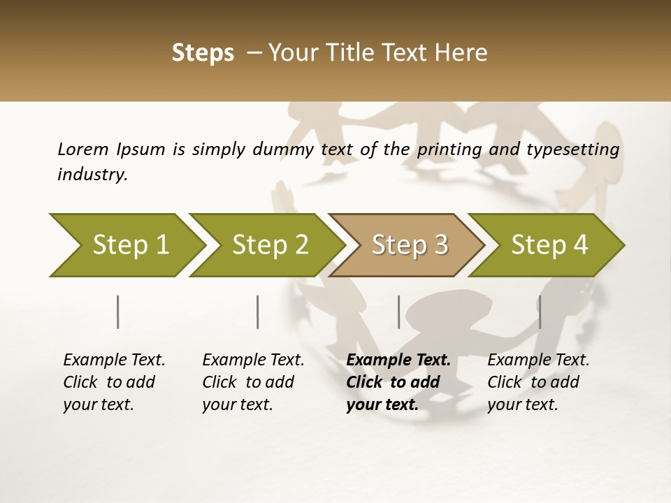 A Group Of People Holding Hands In A Circle PowerPoint Template