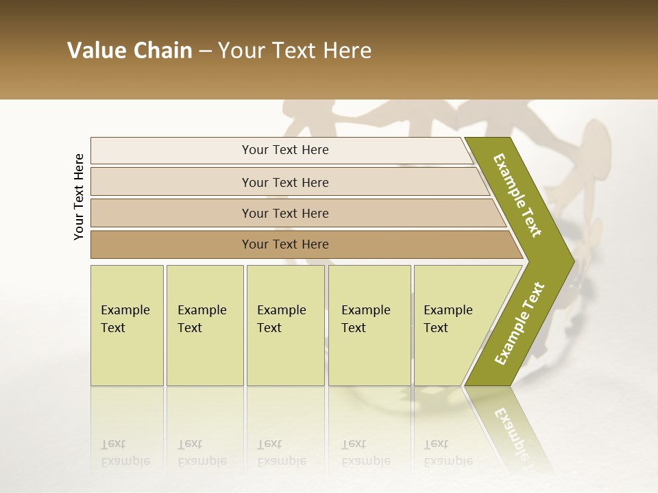 A Group Of People Holding Hands In A Circle PowerPoint Template