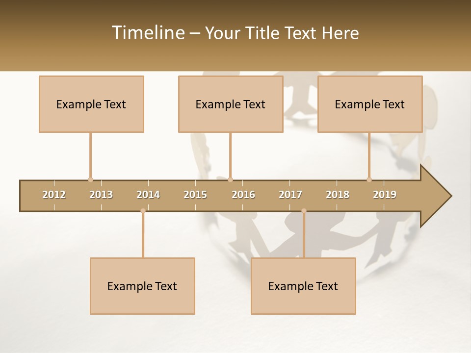 A Group Of People Holding Hands In A Circle PowerPoint Template