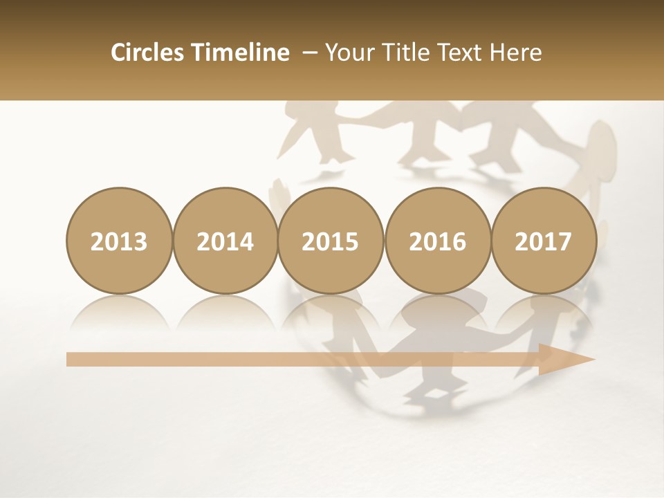 A Group Of People Holding Hands In A Circle PowerPoint Template