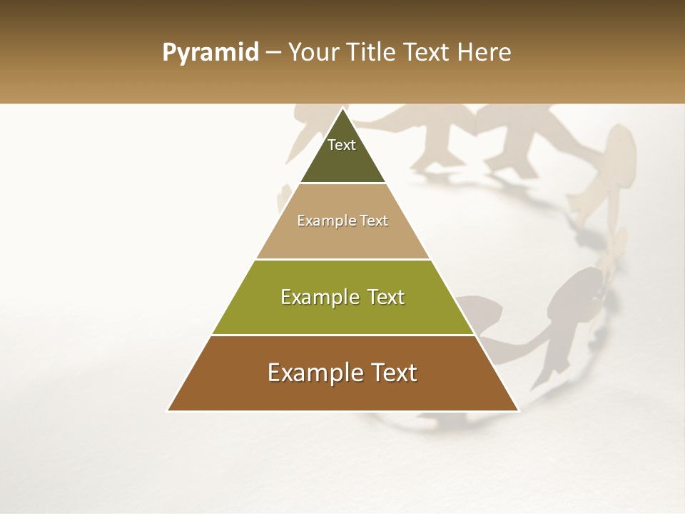A Group Of People Holding Hands In A Circle PowerPoint Template