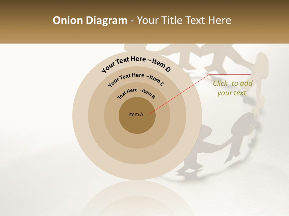 A Group Of People Holding Hands In A Circle PowerPoint Template