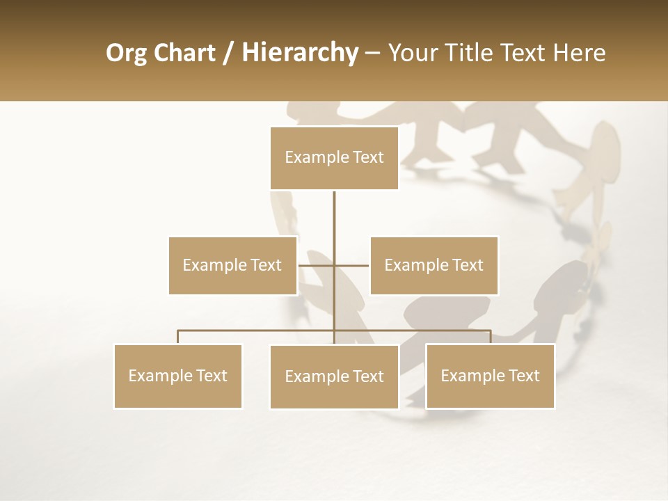 A Group Of People Holding Hands In A Circle PowerPoint Template