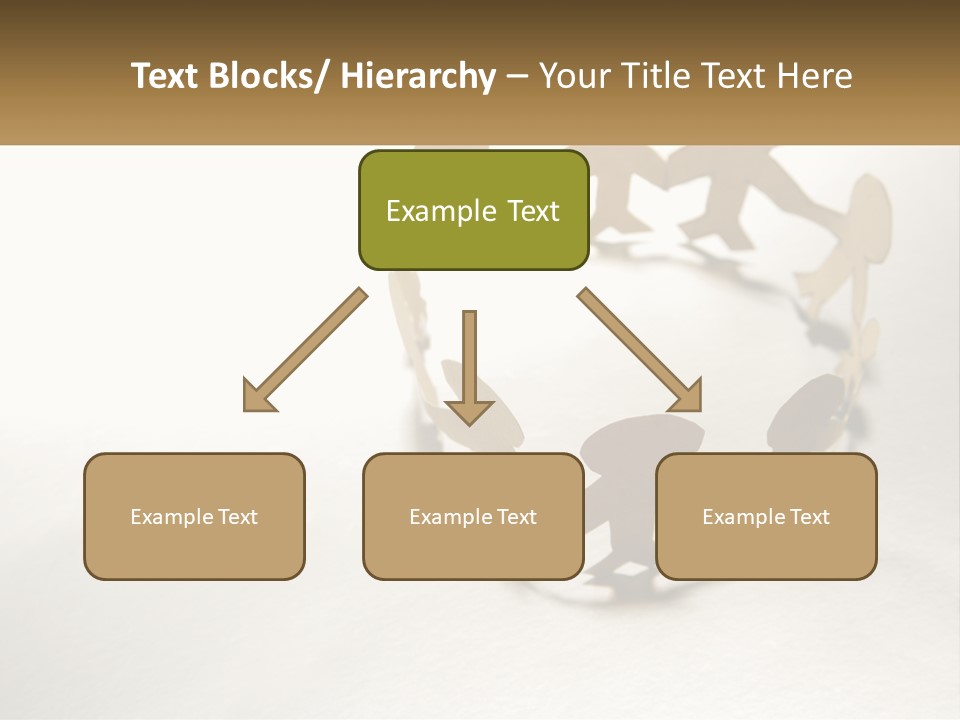 A Group Of People Holding Hands In A Circle PowerPoint Template