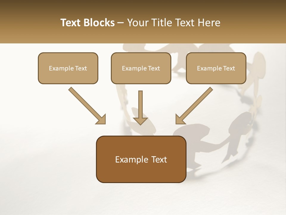 A Group Of People Holding Hands In A Circle PowerPoint Template