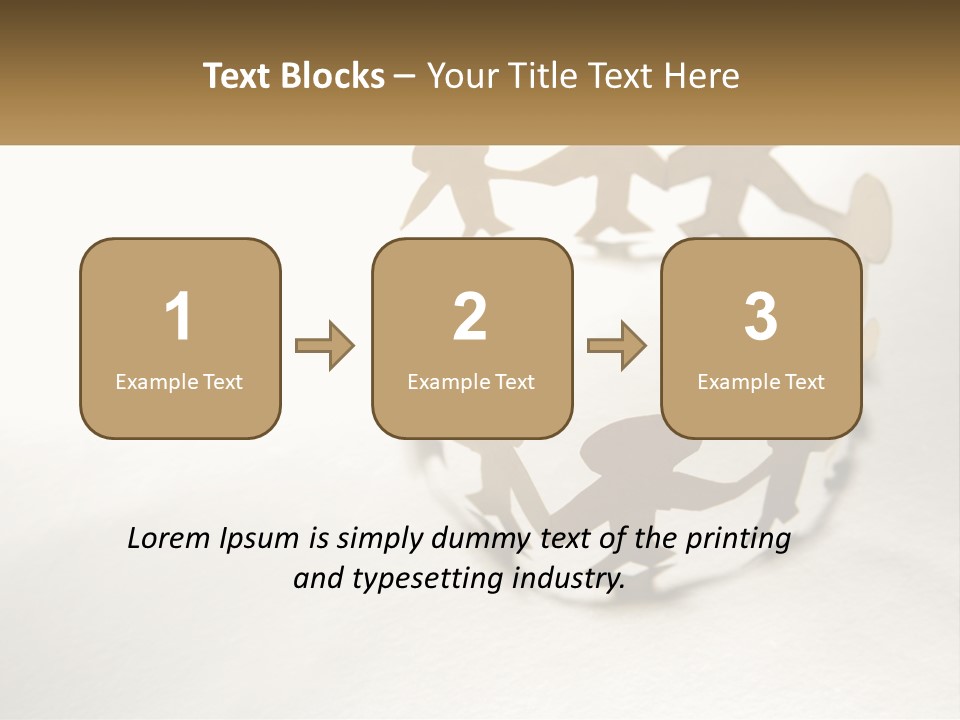 A Group Of People Holding Hands In A Circle PowerPoint Template