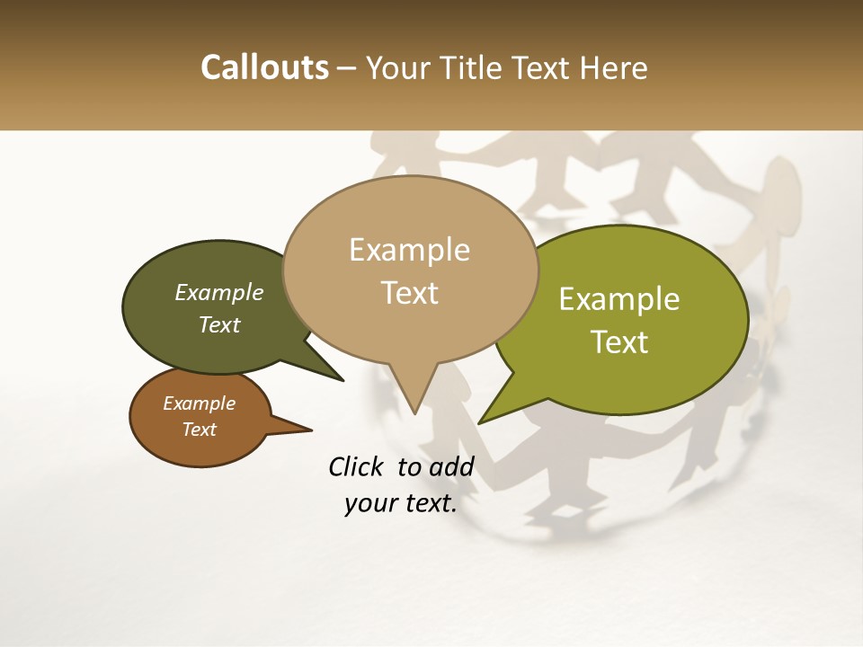 A Group Of People Holding Hands In A Circle PowerPoint Template