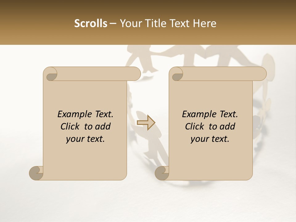 A Group Of People Holding Hands In A Circle PowerPoint Template