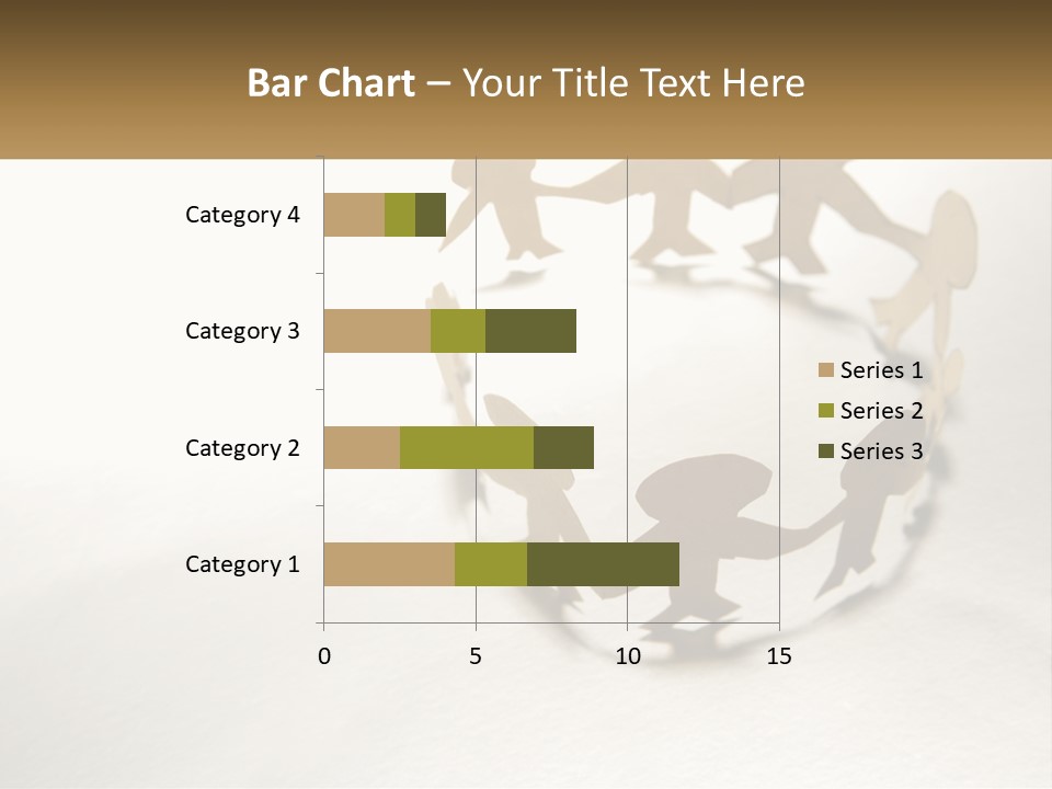 A Group Of People Holding Hands In A Circle PowerPoint Template