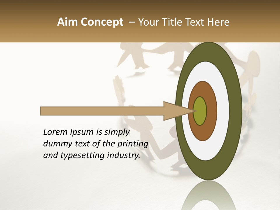 A Group Of People Holding Hands In A Circle PowerPoint Template