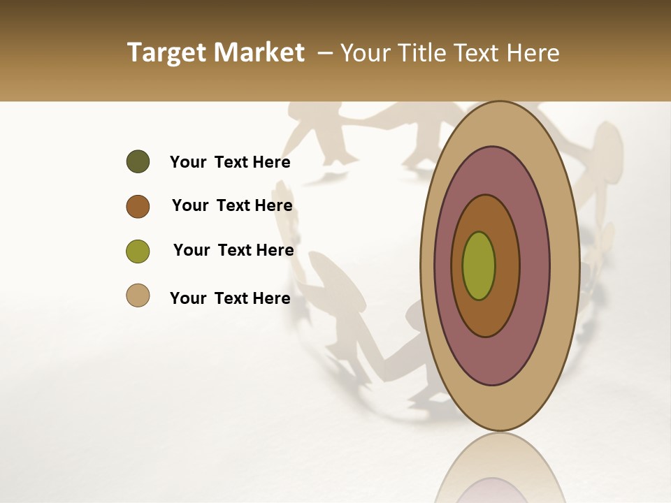 A Group Of People Holding Hands In A Circle PowerPoint Template