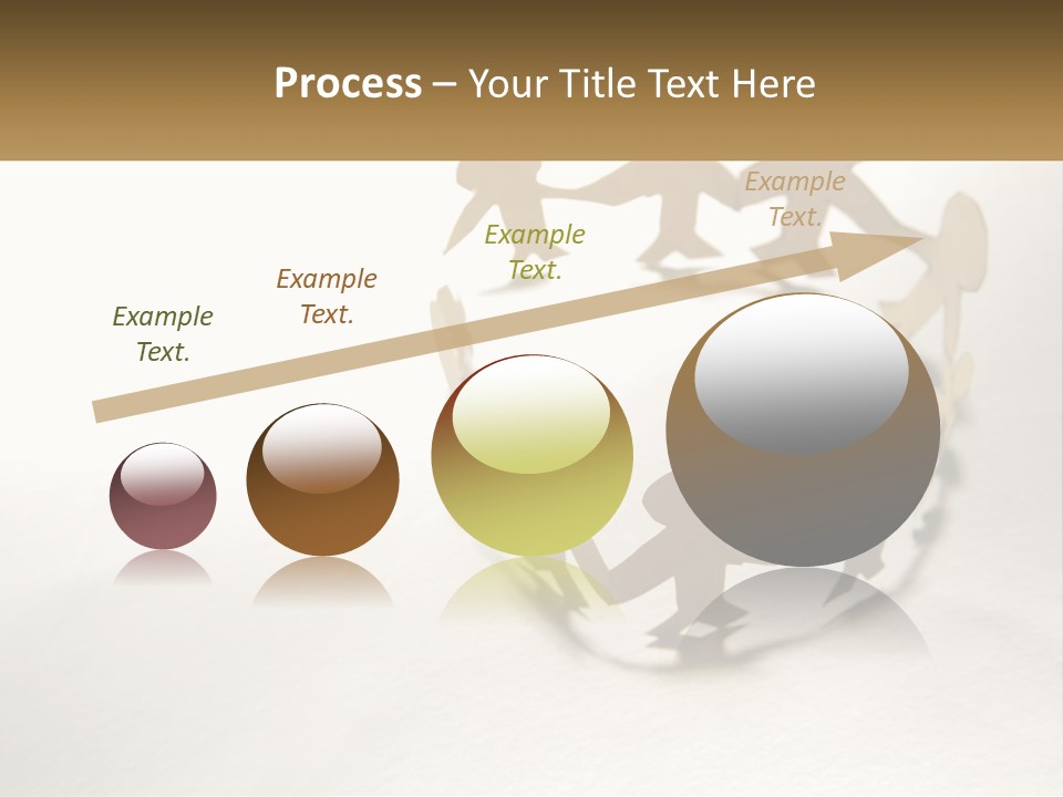 A Group Of People Holding Hands In A Circle PowerPoint Template