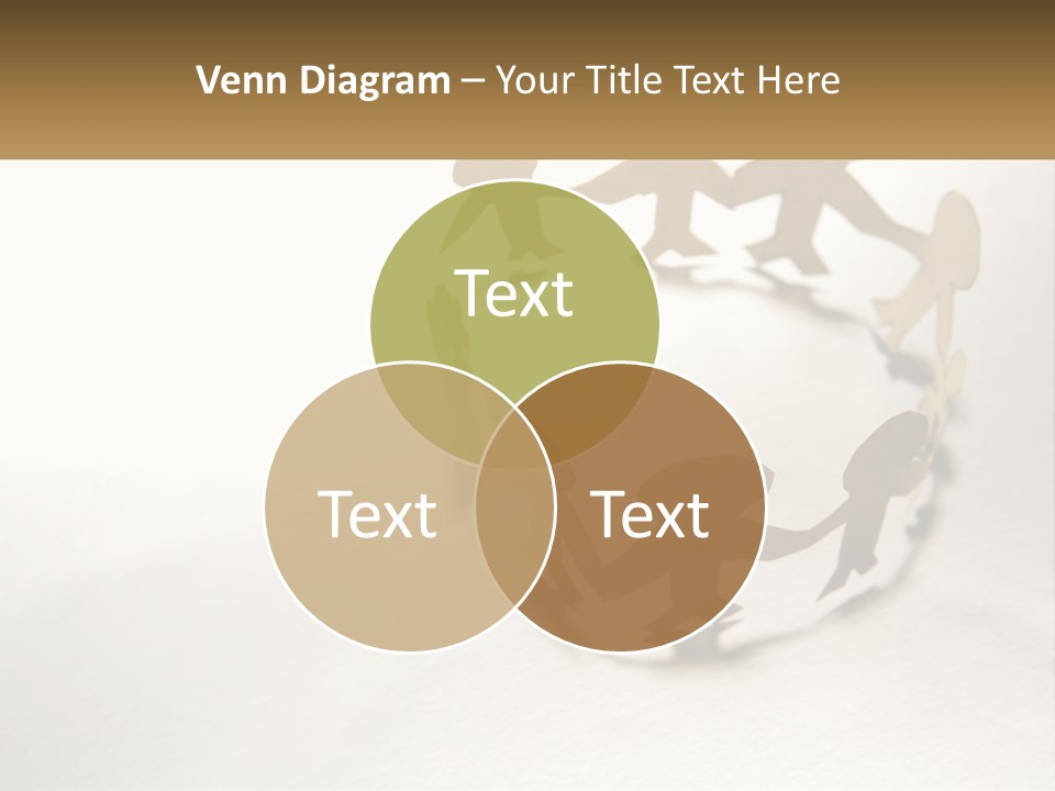 A Group Of People Holding Hands In A Circle PowerPoint Template