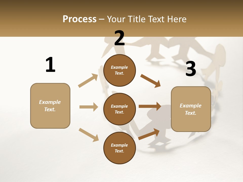 A Group Of People Holding Hands In A Circle PowerPoint Template