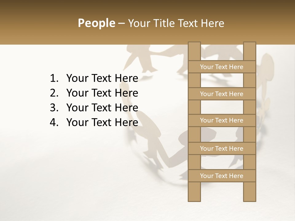 A Group Of People Holding Hands In A Circle PowerPoint Template