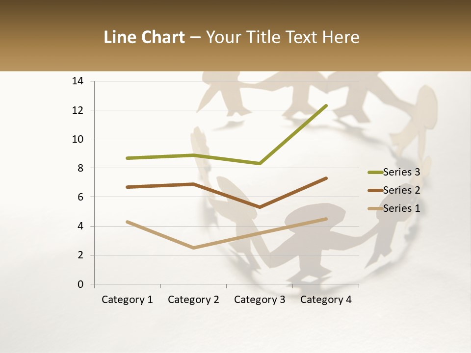 A Group Of People Holding Hands In A Circle PowerPoint Template