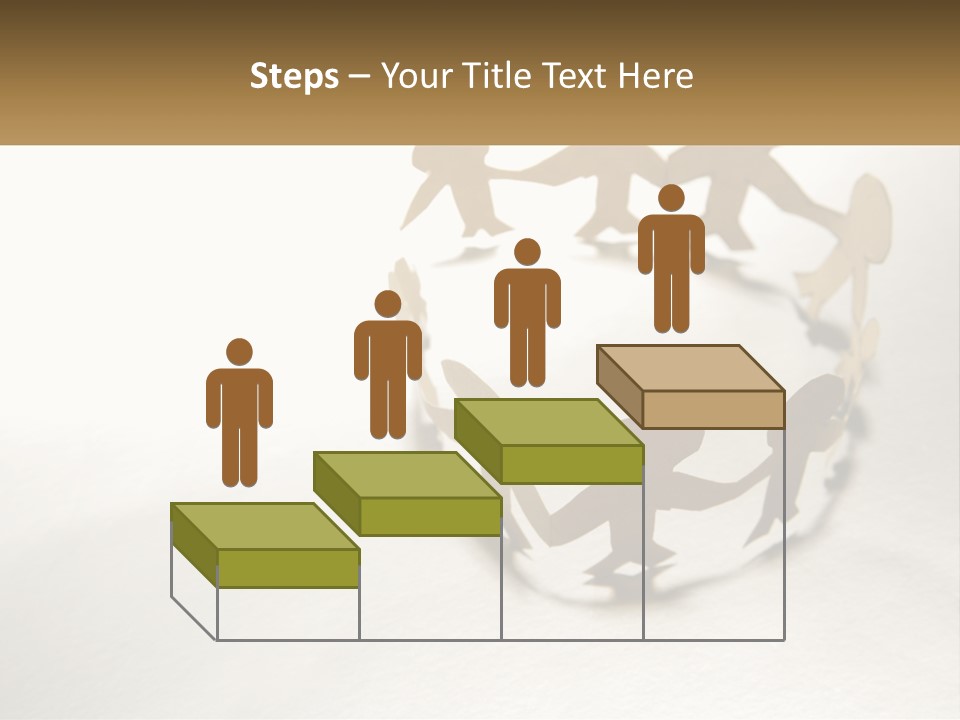 A Group Of People Holding Hands In A Circle PowerPoint Template