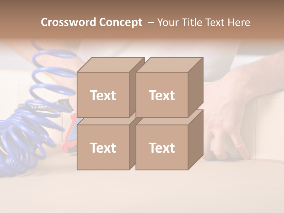 A Person Using A Power Tool On A Piece Of Furniture PowerPoint Template