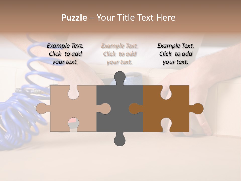 A Person Using A Power Tool On A Piece Of Furniture PowerPoint Template