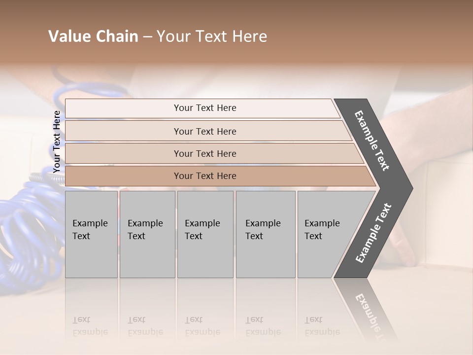A Person Using A Power Tool On A Piece Of Furniture PowerPoint Template
