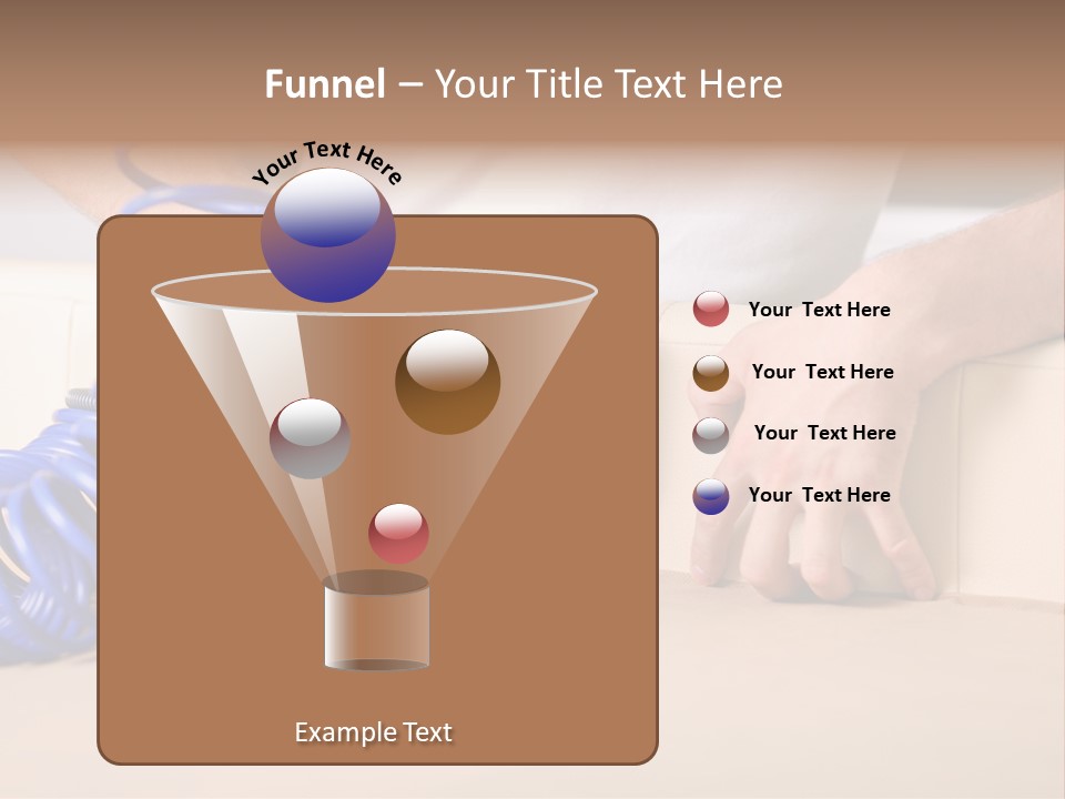 A Person Using A Power Tool On A Piece Of Furniture PowerPoint Template