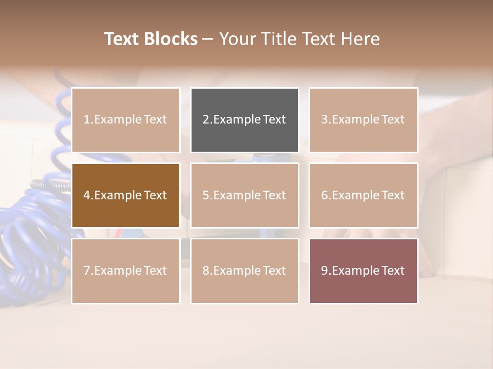 A Person Using A Power Tool On A Piece Of Furniture PowerPoint Template