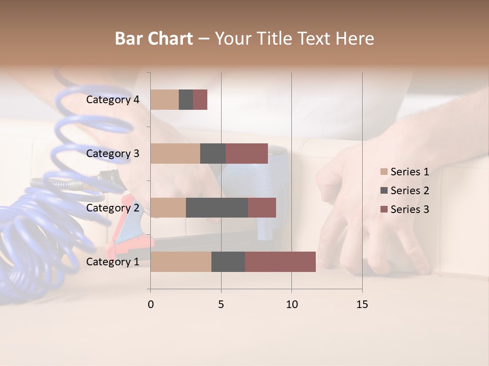A Person Using A Power Tool On A Piece Of Furniture PowerPoint Template