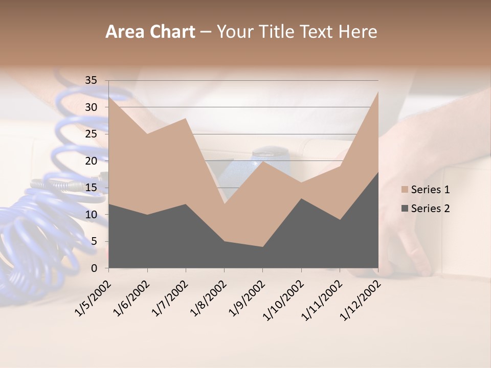A Person Using A Power Tool On A Piece Of Furniture PowerPoint Template