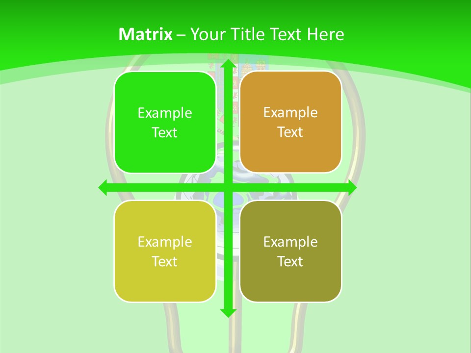 A Light Bulb With A Globe Inside Of It PowerPoint Template