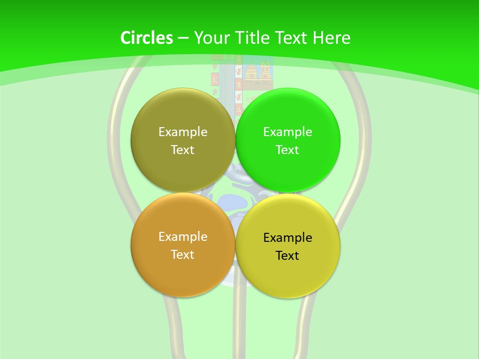 A Light Bulb With A Globe Inside Of It PowerPoint Template