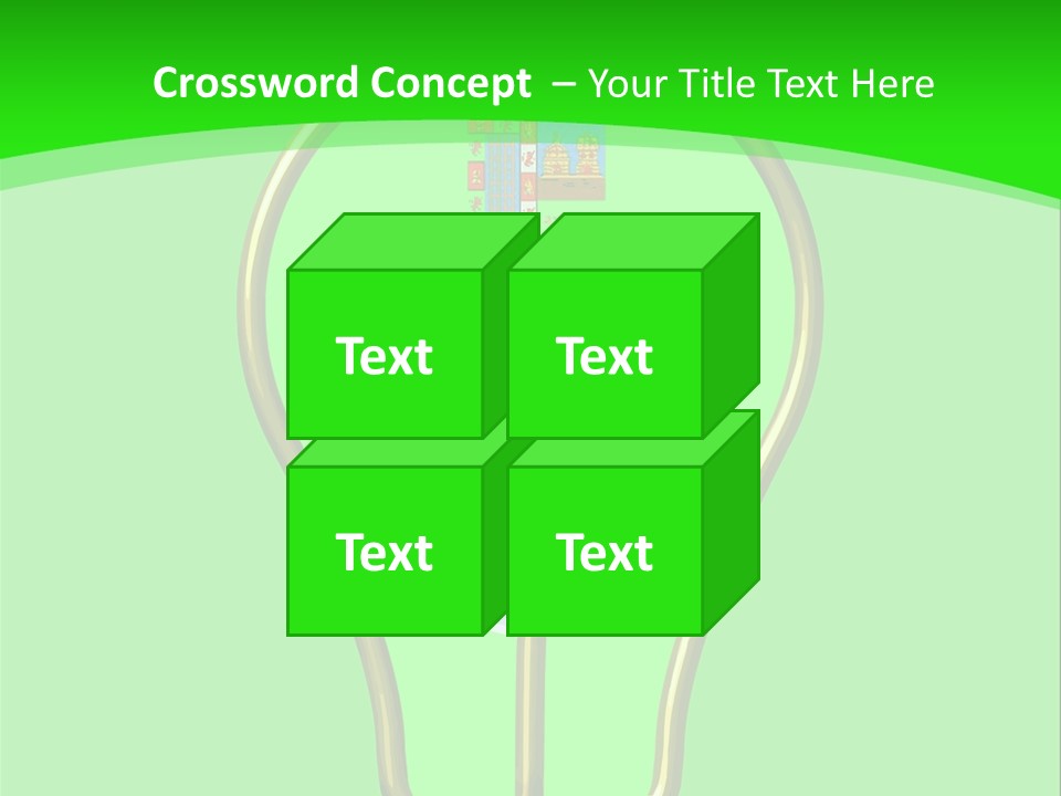 A Light Bulb With A Globe Inside Of It PowerPoint Template