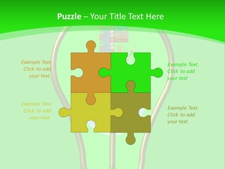 A Light Bulb With A Globe Inside Of It PowerPoint Template