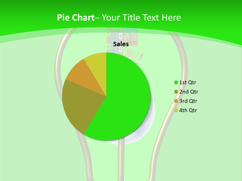 A Light Bulb With A Globe Inside Of It PowerPoint Template