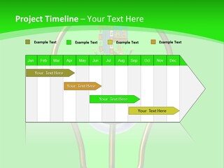 A Light Bulb With A Globe Inside Of It PowerPoint Template