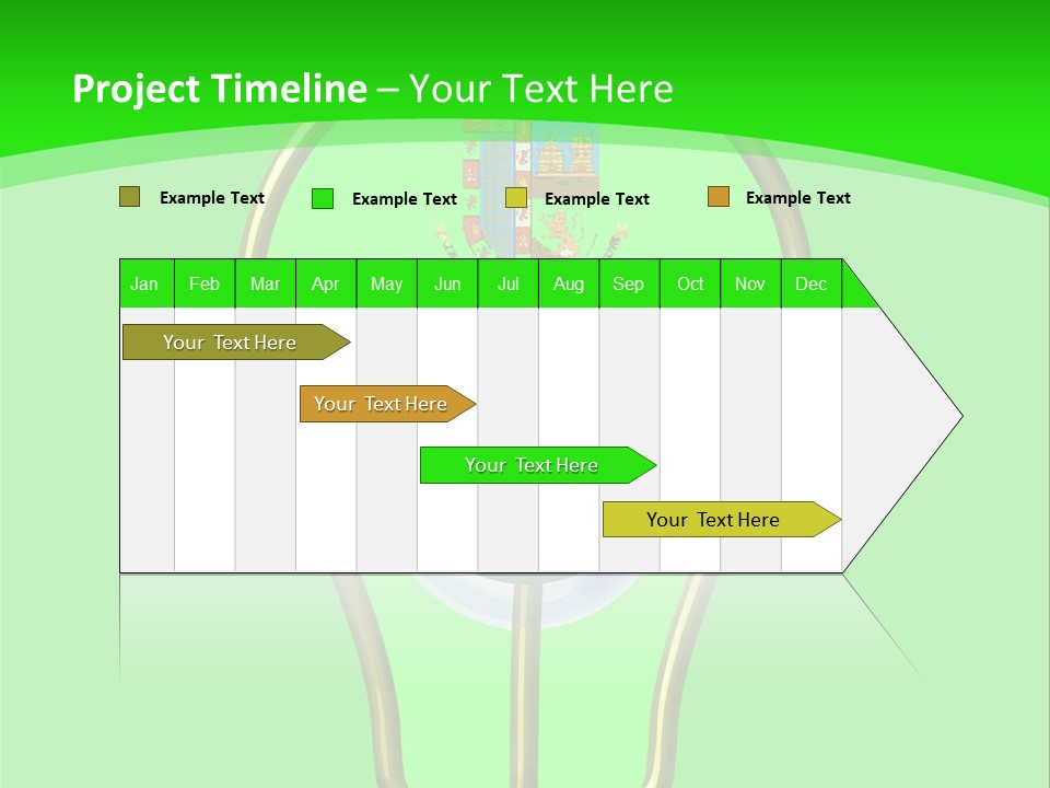 A Light Bulb With A Globe Inside Of It PowerPoint Template
