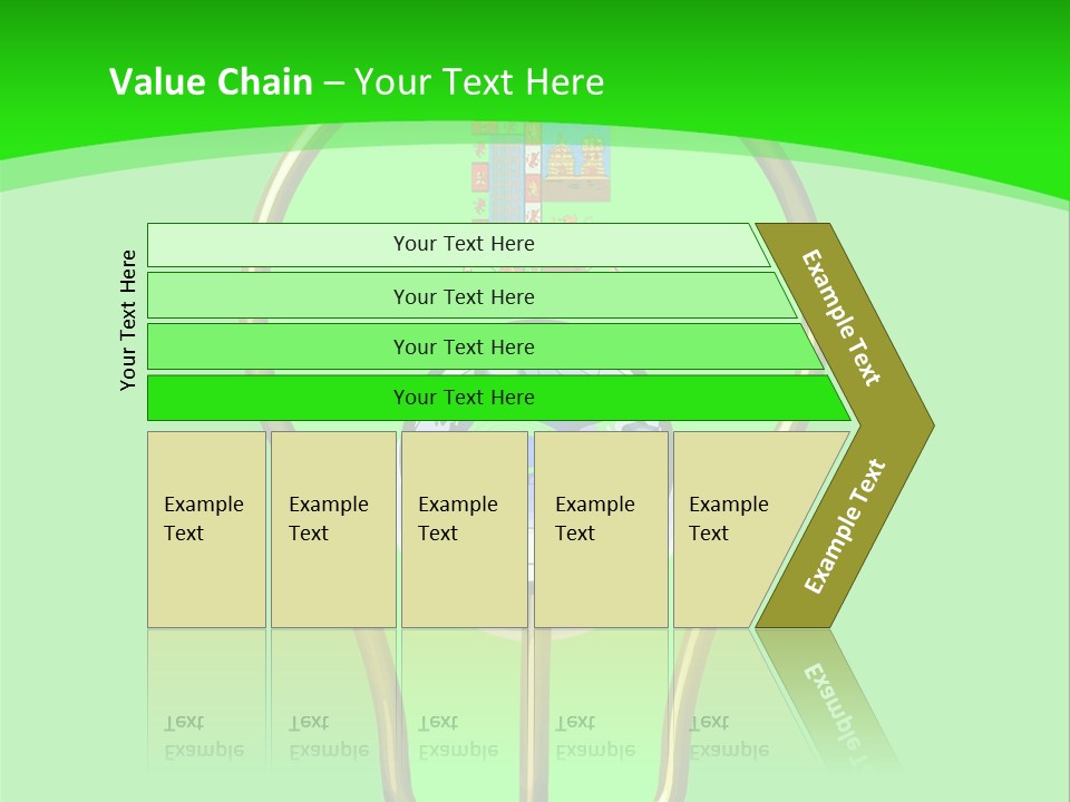 A Light Bulb With A Globe Inside Of It PowerPoint Template