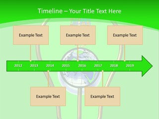 A Light Bulb With A Globe Inside Of It PowerPoint Template