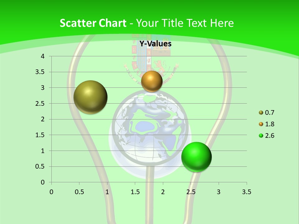 A Light Bulb With A Globe Inside Of It PowerPoint Template