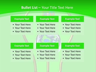 A Light Bulb With A Globe Inside Of It PowerPoint Template