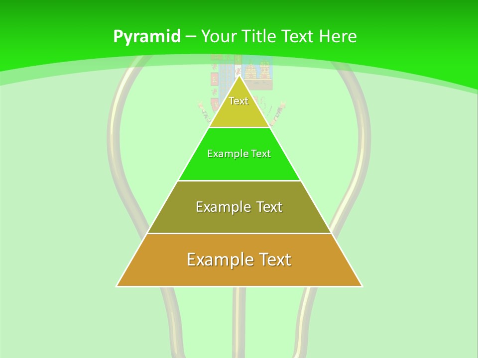 A Light Bulb With A Globe Inside Of It PowerPoint Template