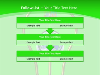 A Light Bulb With A Globe Inside Of It PowerPoint Template